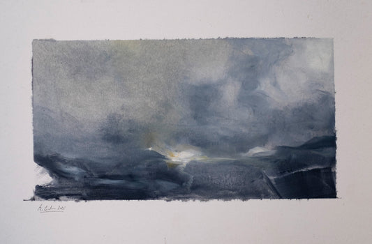 Weg mit Lichtern von Edward B. Gordon