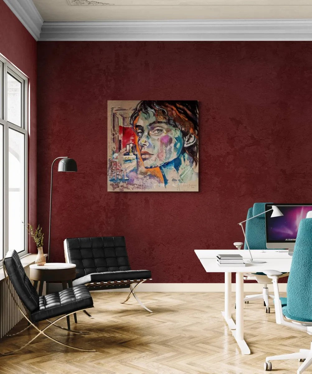 The red salon