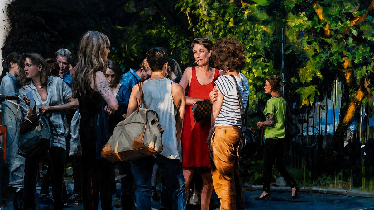 Midsummer — 180 x 140 cm, Öl auf Leinwand